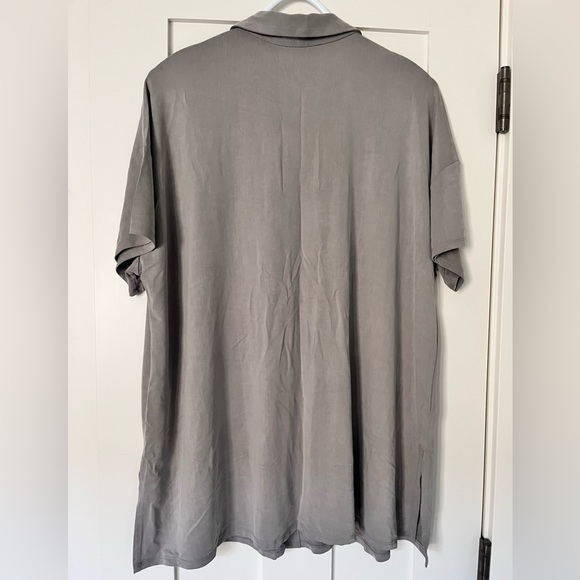 Eileen Fisher Stretchy loose fitting button down - Picture 3 of 5